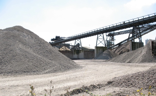 Crushed concrete aggregate